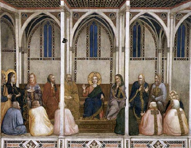 GIOTTO di Bondone Christ Among the Doctors